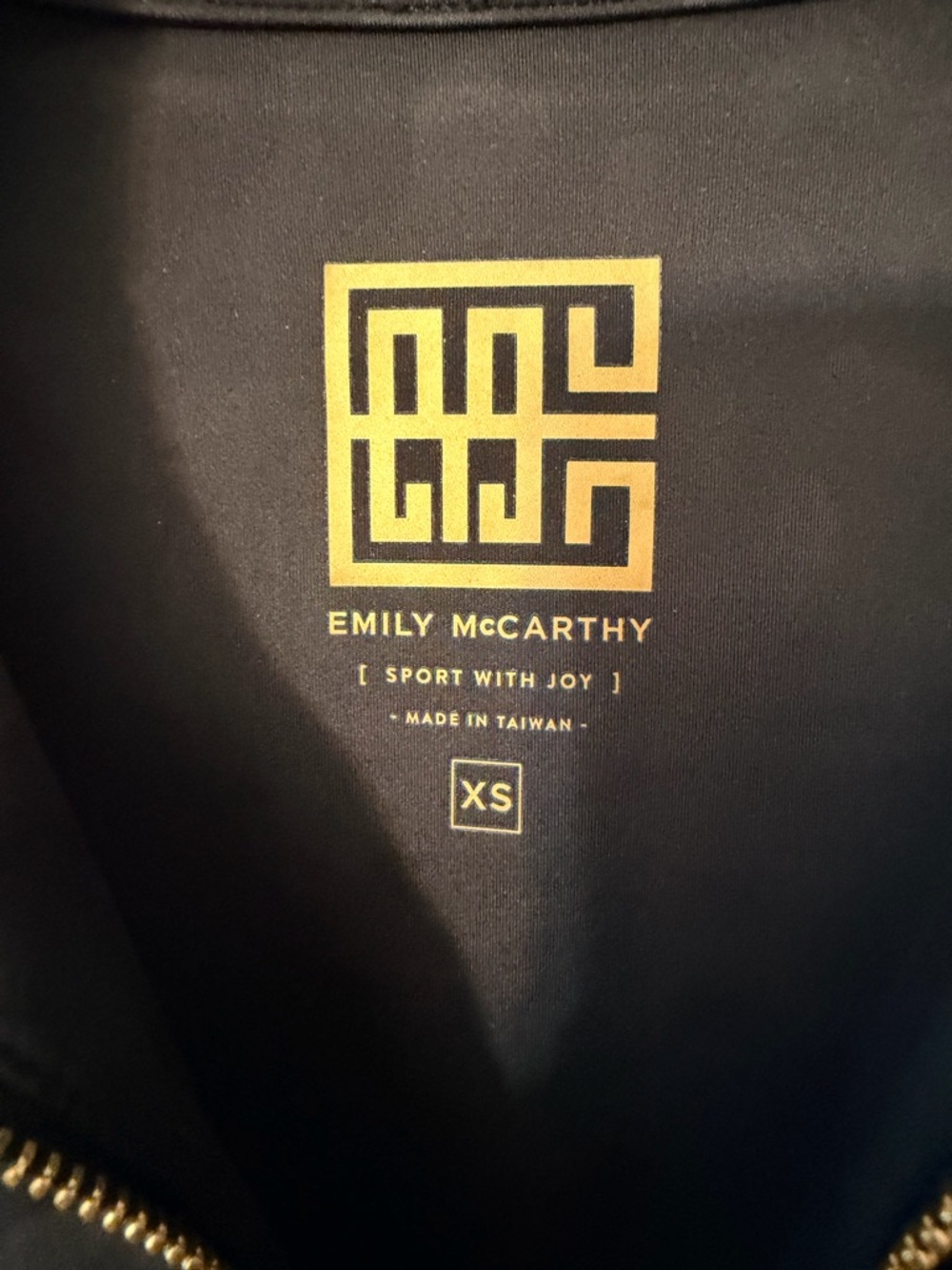EMILY MCCARTHY Black Leopard Cheetah Animal Print Mini Dress XS Gold Detail EUC - Picture 4 of 8
